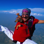 skydiving-brutus the skydiving dog